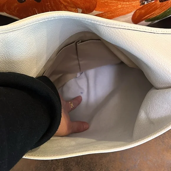 Coach white leather sling hobo - traded with a “friend”  (Style Number 27925) - Picture 15 of 16